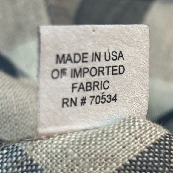 ORVIS 100% IMPORTED LINEN CASUAL CLASSIC BLUE&TAN PLAID BLAZER JACKET SZ 14 - Picture 12 of 14